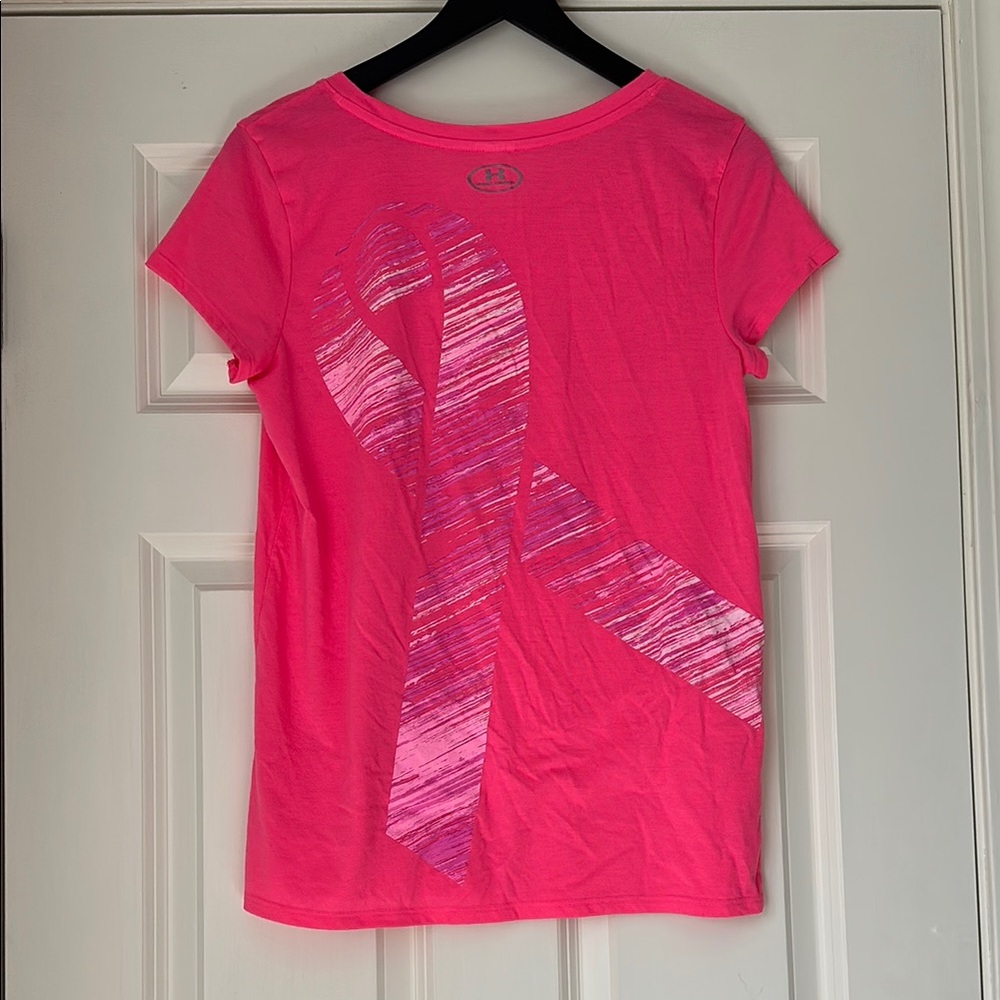 Under Armour Pink Short Sleeve Tee - Picture 2 of 2